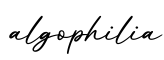 单词algophilia书写