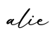 单词alie书写