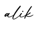 单词alik书写
