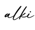 单词alki书写