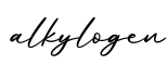 单词alkylogen书写
