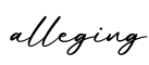 单词alleging书写