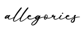 单词allegories书写