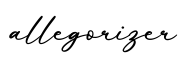 单词allegorizer书写