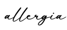 单词allergia书写