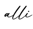 单词alli书写
