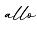 单词allo书写