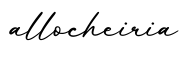 单词allocheiria书写