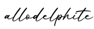 单词allodelphite书写