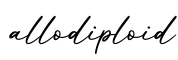 单词allodiploid书写
