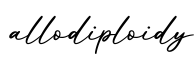 单词allodiploidy书写
