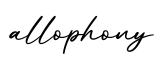 单词allophony书写