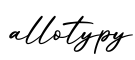 单词allotypy书写