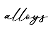 单词alloys书写