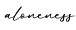 单词aloneness书写