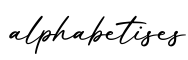 单词alphabetises书写