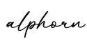 单词alphorn书写