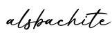 单词alsbachite书写