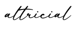 单词altricial书写