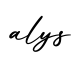 单词alys书写