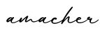 单词amacher书写