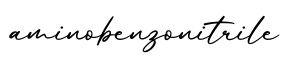 单词aminobenzonitrile书写