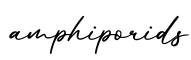 单词amphiporids书写