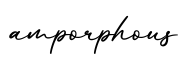 单词amporphous书写
