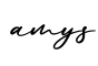 单词amys书写