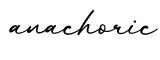 单词anachoric书写