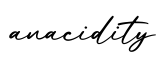 单词anacidity书写