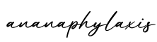 单词ananaphylaxis书写
