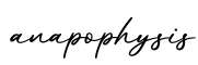 单词anapophysis书写