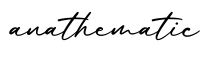 单词anathematic书写