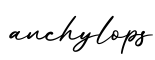 单词anchylops书写
