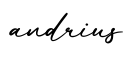 单词andrius书写