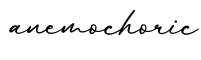 单词anemochoric书写