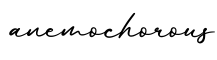 单词anemochorous书写