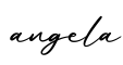 单词angela书写