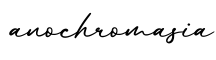 单词anochromasia书写