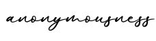单词anonymousness书写