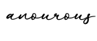 单词anourous书写