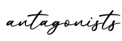 单词antagonists书写