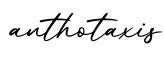 单词anthotaxis书写
