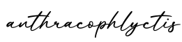 单词anthracophlyctis书写