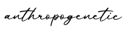 单词anthropogenetic书写