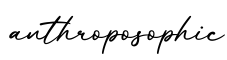 单词anthroposophic书写