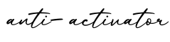 单词anti-activator书写