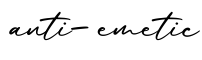 单词anti-emetic书写