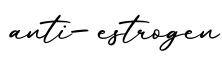 单词anti-estrogen书写